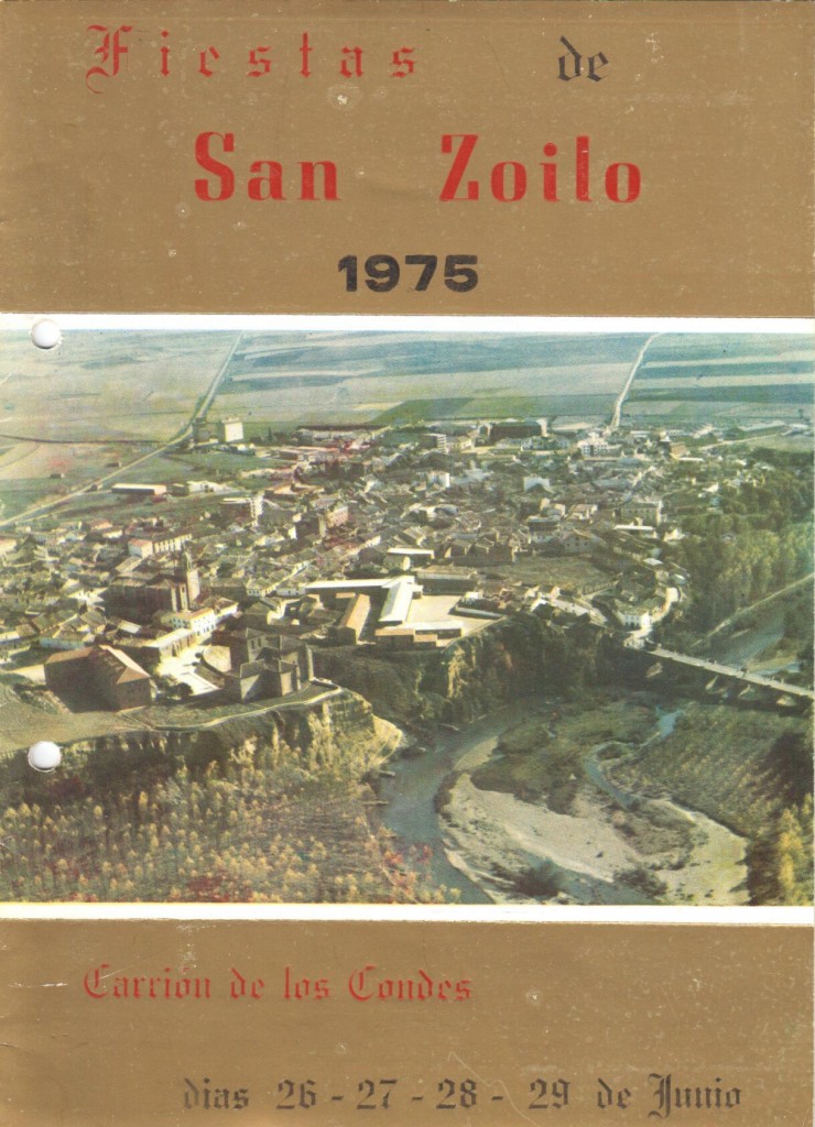 Fiestas patronales de San Zoilo y Nuestra Señora de Belén 1975 Carrión de los Condes